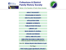 Tablet Screenshot of folkfhs.org.uk